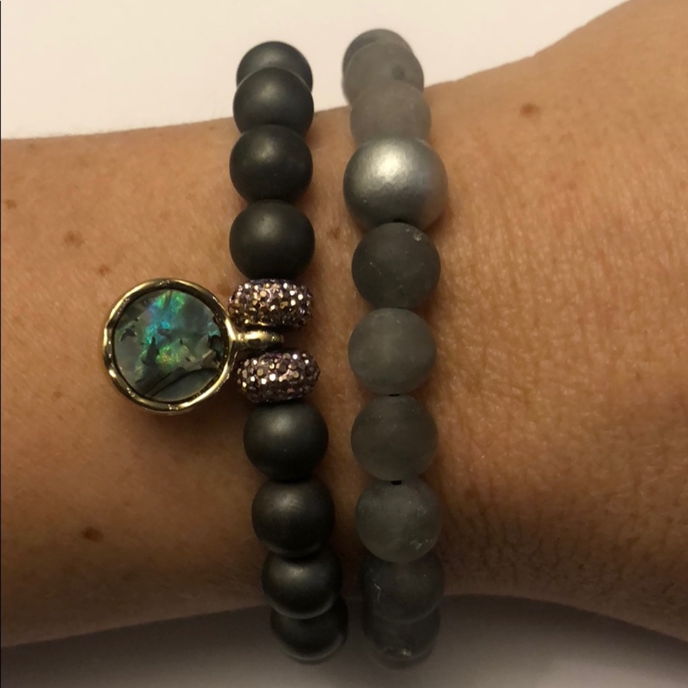 Stackable stretch bracelets - Picture 2 of 2